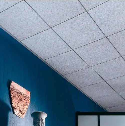 Sand sprængte mineralfiberloftfliser